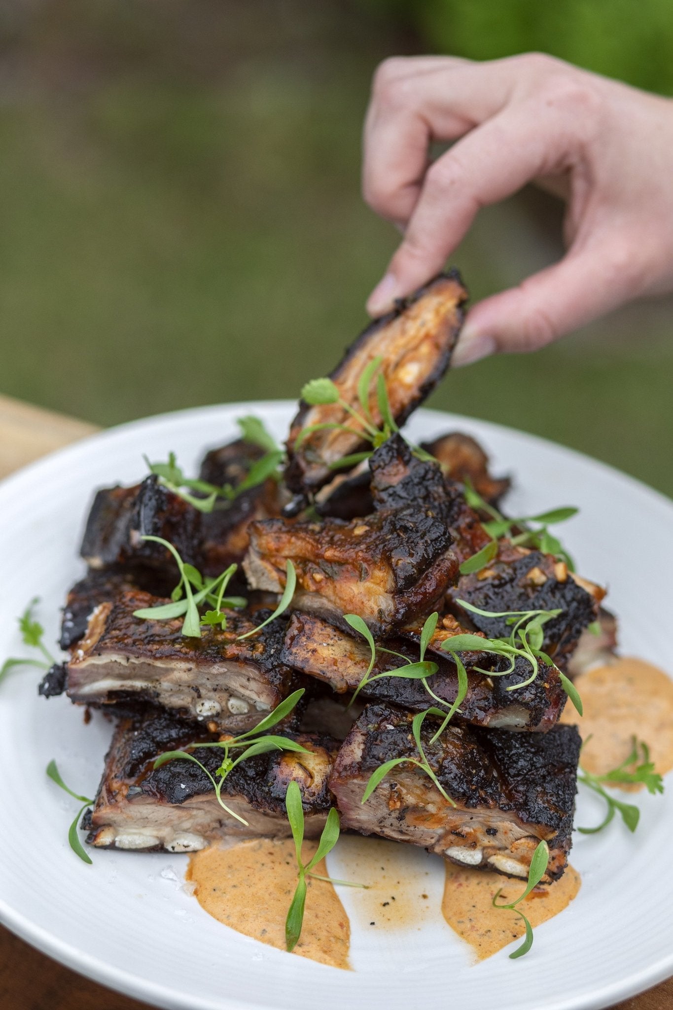 Marinated hotsell lamb ribs