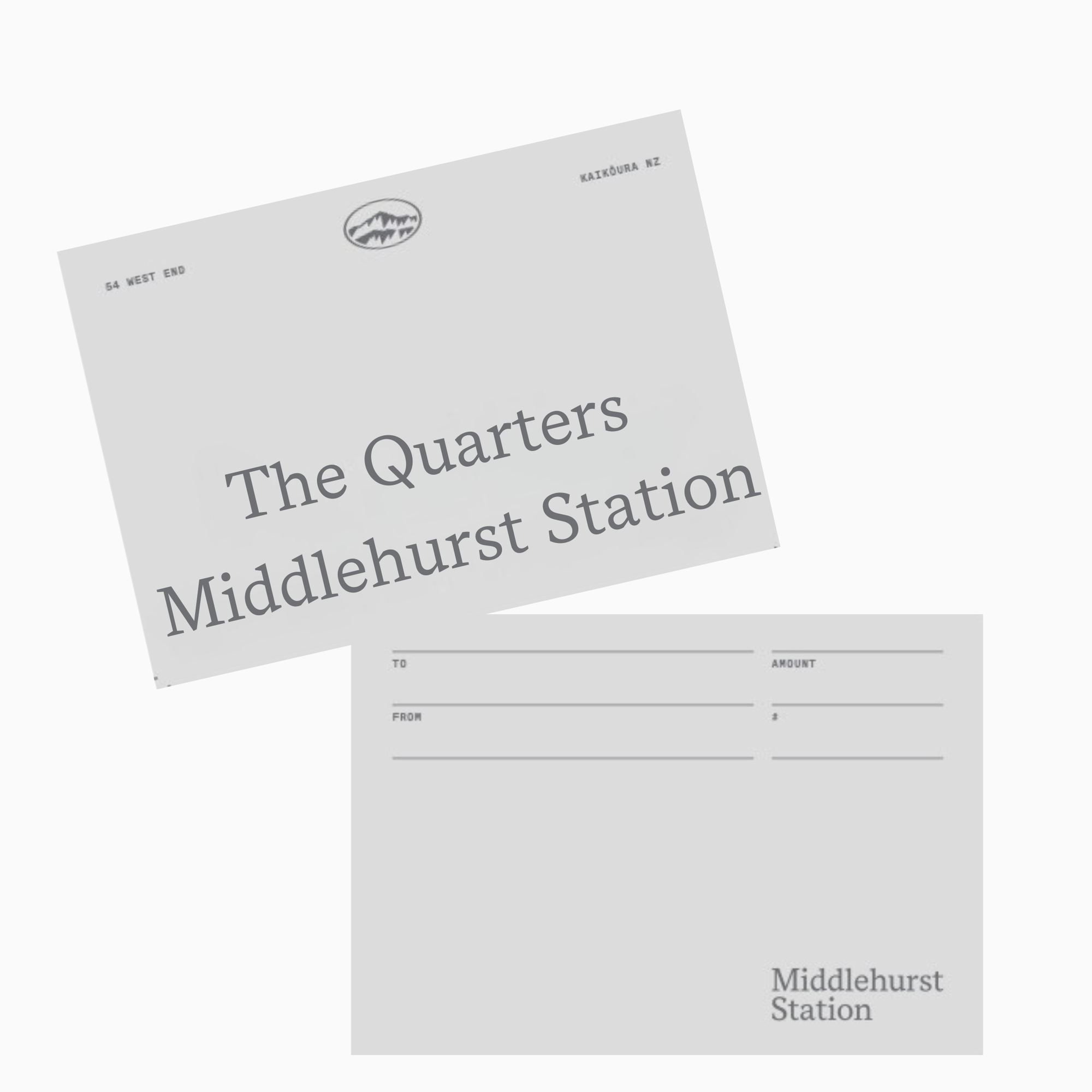 Gift Voucher - The Quarters Middlehurst Station