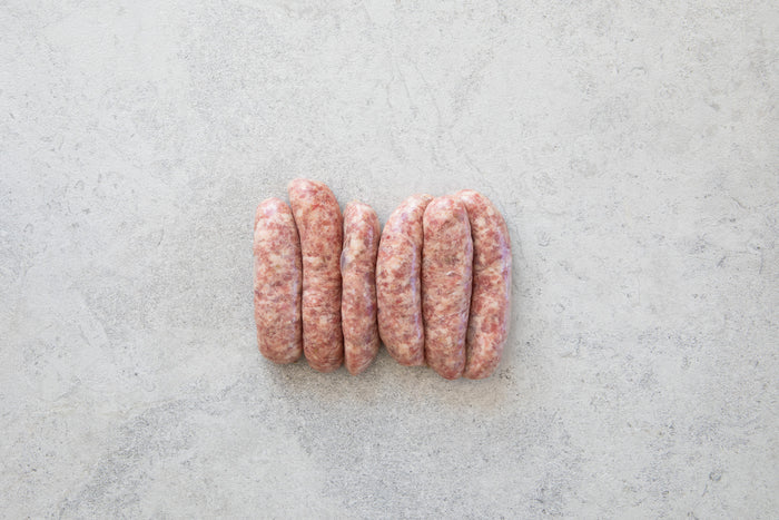 Free Farmed Pork and Fennel Sausages
