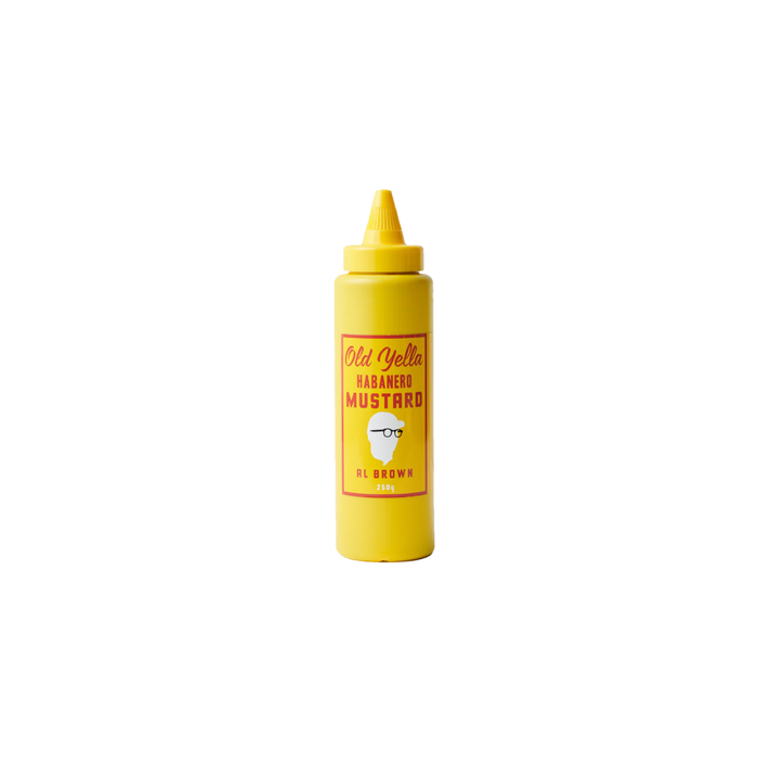 Al Browns Old Yella Habanero Mustard