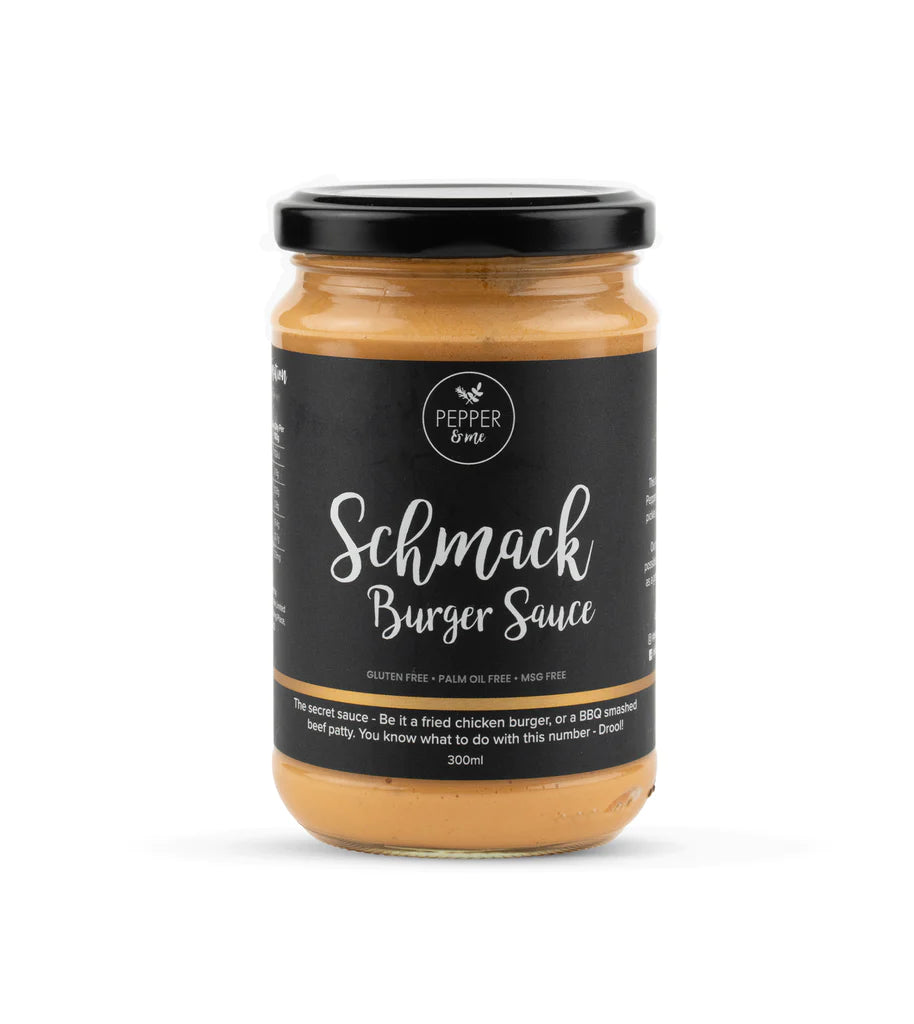 Pepper & Me 'Schmack Burger sauce'