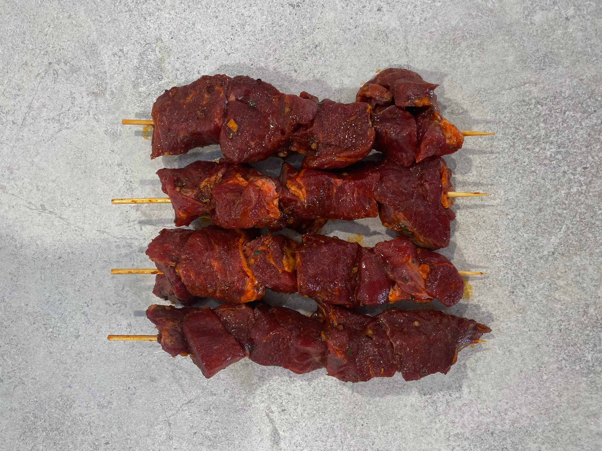 Lamb Kebabs with Pepper & me Blow My Coals Rub