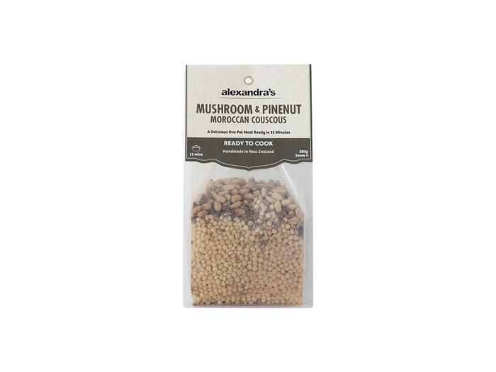 alexandra's Mushroom & Pine Nut Moroccan Couscous